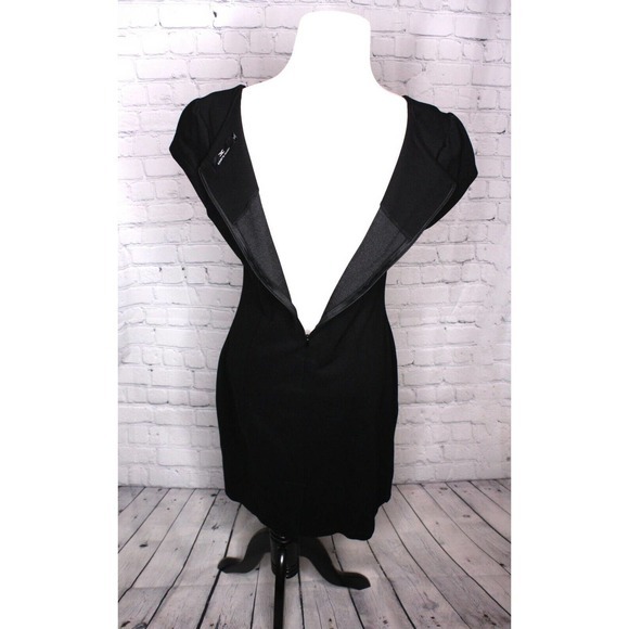 Elisabetta Franchi Dress XL.‎ Abstract. Great Condition. Black/white. Italian. - Picture 5 of 7